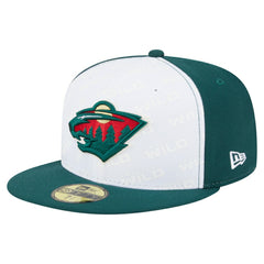Minnesota Wild New Era Repeat Two-Tone 59FIFTY Fitted Hat - White/Green - NHL 202715471