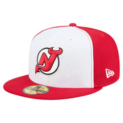 New Jersey Devils New Era Repeat Two-Tone 59FIFTY Fitted Hat - White/Red - NHL 202715478