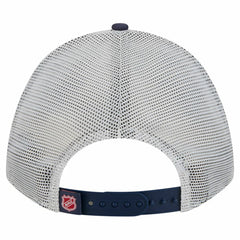 Washington Capitals New Era Hockey Sock 9FORTY A-Frame M-Crown Adjustable Trucker Hat - Navy/Red - NHL 202715527