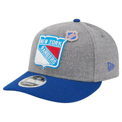 New York Rangers New Era Wool Pin Low Profile 9FIFTY Snapback Hat - Gray/Blue - NHL 202715575