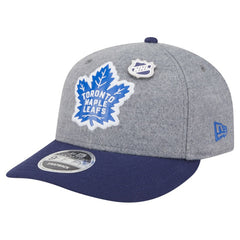 Toronto Maple Leafs New Era Wool Pin Low Profile 9FIFTY Snapback Hat - Gray/Blue - NHL 202715577