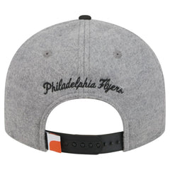 Philadelphia Flyers New Era Wool Pin Low Profile 9FIFTY Snapback Hat - Gray/Black - NHL 202715580