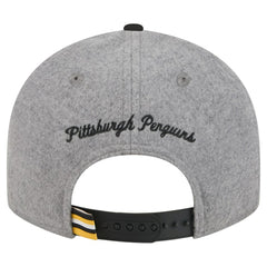 Pittsburgh Penguins New Era Wool Pin Low Profile 9FIFTY Snapback Hat - Gray/Black - NHL 202715581