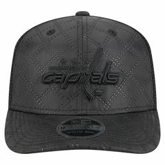 Washington Capitals New Era Quilted Nylon 9SEVENTY Adjustable Trucker Hat - Black - NHL 202715654