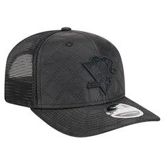 Pittsburgh Penguins New Era Quilted Nylon 9SEVENTY Adjustable Trucker Hat - Black - NHL 202715660