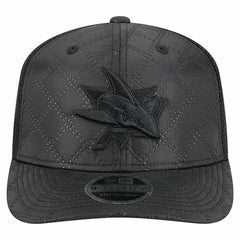 San Jose Sharks New Era Quilted Nylon 9SEVENTY Adjustable Trucker Hat - Black - NHL 202715661
