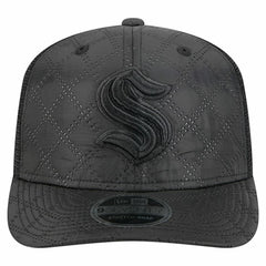 Seattle Kraken New Era Quilted Nylon 9SEVENTY Adjustable Trucker Hat - Black - NHL 202715662