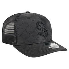Seattle Kraken New Era Quilted Nylon 9SEVENTY Adjustable Trucker Hat - Black - NHL 202715662