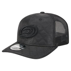 Carolina Hurricanes New Era Quilted Nylon 9SEVENTY Adjustable Trucker Hat - Black - NHL 202715667