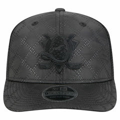 Anaheim Ducks New Era Quilted Nylon 9SEVENTY Adjustable Trucker Hat - Black - NHL 202715668