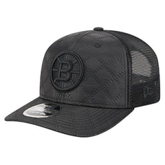 Boston Bruins New Era Quilted Nylon 9SEVENTY Adjustable Trucker Hat - Black - NHL 202715669