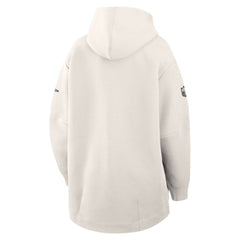 Nike Philadelphia Eagles Women's Super Bowl LIX Opening Night Tech Fleece Full-Zip Hoodie Cream