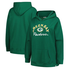 47 brand Green Bay Packers '47 Women's Plus Size Whirlwind Naomi Hoodie Green