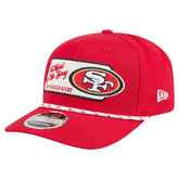 San Francisco 49ers New Era Chant 9SEVENTY Stretch-Snap Hat Scarlet