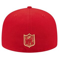 San Francisco 49ers New Era Oversized 59FIFTY Fitted Hat Scarlet