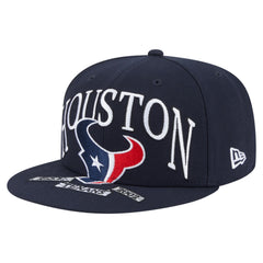 Houston Texans New Era Oversized 59FIFTY Fitted Hat Navy
