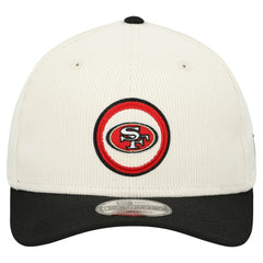 San Francisco 49ers New Era Loyal Corduroy 9SEVENTY Adjustable Hat Stone