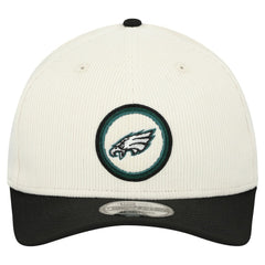 Philadelphia Eagles New Era Loyal Corduroy 9SEVENTY Adjustable Hat Stone