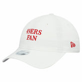 San Francisco 49ers New Era Women's Team Fan 9TWENTY Adjustable Hat White