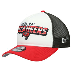 Tampa Bay Buccaneers New Era Youth Streak 9FORTY A-Frame Adjustable Hat White/Red
