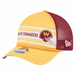 Washington Commanders New Era Linear A-Frame 9FORTY Adjustable Hat Gold