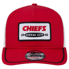 Kansas City Chiefs New Era Patch 19TWENTY Adjustable Hat Red/White