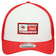 Kansas City Chiefs New Era Established Patch 9SEVENTY Adjustable Hat White/Red