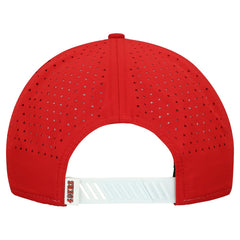 San Francisco 49ers New Era Established Patch 9SEVENTY Adjustable Hat White/Scarlet