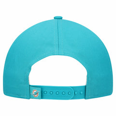 Miami Dolphins New Era Women's Metallic 9FORTY M-Crown A-Frame Adjustable Hat Aqua