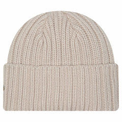Cleveland Browns New Era Logo Applique Cuffed Knit Hat Light Beige