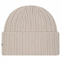 Kansas City Chiefs New Era Logo Applique Cuffed Knit Hat Light Beige