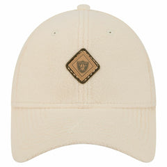 Las Vegas Raiders New Era Women's Comfy 9FORTY Adjustable Hat Cream