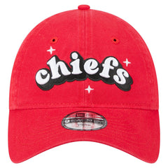 Kansas City Chiefs New Era Girls Youth Cheer 9TWENTY Adjustable Hat Red