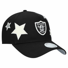 Las Vegas Raiders New Era Women's Stardom A-Frame 9FORTY Adjustable Hat Black