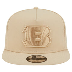 Cincinnati Bengals New Era Color Pack A-Frame 9FIFTY Snapback Hat Light Beige