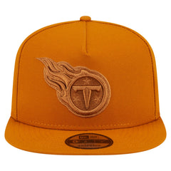 Tennessee Titans New Era Color Pack A-Frame 9FIFTY Snapback Hat Brown