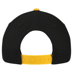 Pittsburgh Steelers New Era Youth Arch COOLERA 9FORTY A-Frame Adjustable Hat Black/Gold