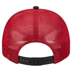 San Francisco 49ers New Era Youth Banner 9FIFTY A-Frame Adjustable Trucker Hat Cream/Scarlet