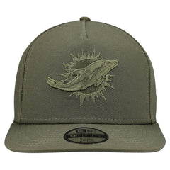 Miami Dolphins New Era Youth Color Pack A-Frame 9FIFTY Snapback Hat Olive