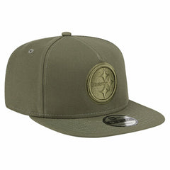 Pittsburgh Steelers New Era Youth Color Pack A-Frame 9FIFTY Snapback Hat Olive