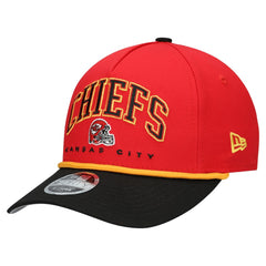 Kansas City Chiefs New Era Preschool Arch COOLERA 9FORTY A-Frame M-Crown Adjustable Hat Red/Black