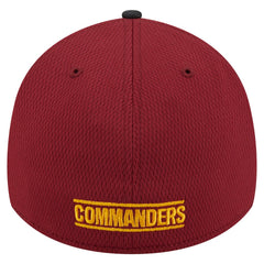 Washington Commanders New Era Visor Hit 39THIRTY Flex Hat Burgundy