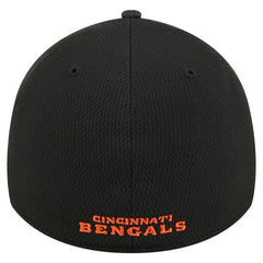 Cincinnati Bengals New Era Visor Hit 39THIRTY Flex Hat Black