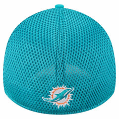 Miami Dolphins New Era Outline 39THIRTY Flex Hat Aqua