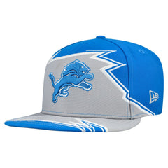 Detroit Lions New Era Break 59FIFTY Fitted Hat Blue/Gray