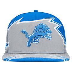 Detroit Lions New Era Break 59FIFTY Fitted Hat Blue/Gray