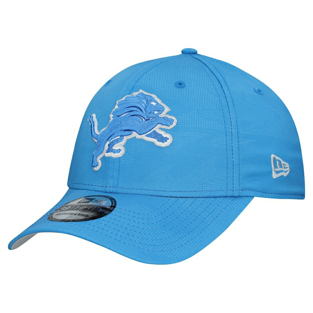 Detroit Lions New Era Tonal Camo 39THIRTY Stretch Fit Hat Blue