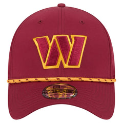 Washington Commanders New Era Perforated 39THIRTY Flex Hat Burgundy