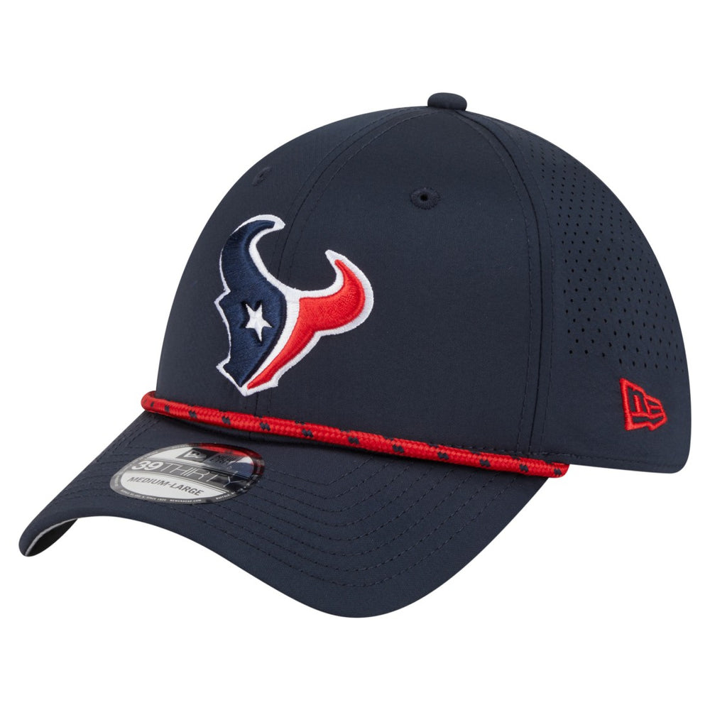 Houston Texans New Era Perforated 39THIRTY Flex Hat Navy