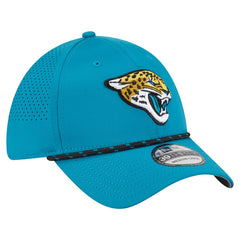 Jacksonville Jaguars New Era Perforated 39THIRTY Flex Hat Teal